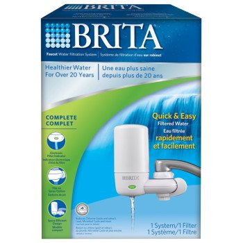 Brita 42201 Water Filter, 100 gal Capacity, White