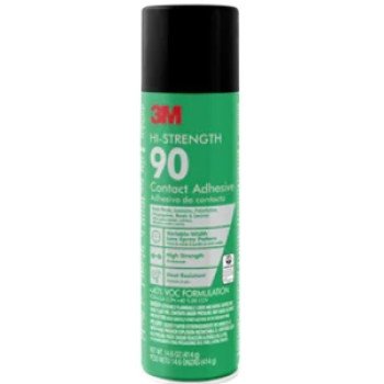 3M Hi Strength 90-VOC40DSC Spray Adhesive, Fruity, Sweet, Colorless, 14.6 oz Aerosol Can