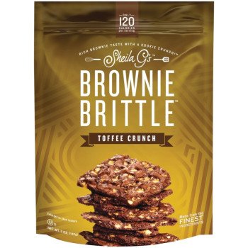 Sheila G's SG1244 Brownie Brittle, Toffee Crunch Flavor, 5 oz