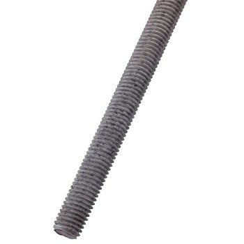 National Hardware N825-004 Threaded Rod, 72 in L, A Grade, Steel, Galvanized, UNC Thread