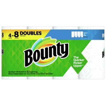 Bounty 66575 Paper Towel, 2-Ply, 4/PK