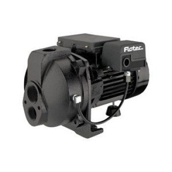 Flotec FP4207 Convertible Jet Pump, 5.5, 11 A, 230/115 VAC, 3/4 hp, 1-1/4 x 1 in Connection, 70 ft Max Head, 16 gpm