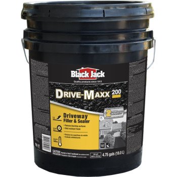 Black Jack 6451-9-30 Driveway Sealer, Liquid, Black, 4.75 gal Container