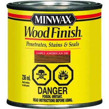 Minwax 230014444 Wood Stain, Early American, Liquid, 236 mL