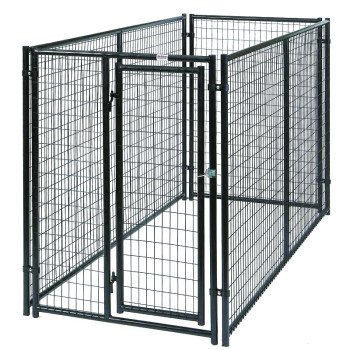 Behlen Country 38100337 Complete Magnum Dog Kennel, 5 ft OAL, 10 ft OAW, Zinc, Gray