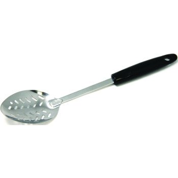 Chef Craft 12931 Spoon, 12 in OAL, Stainless Steel, Black, Chrome