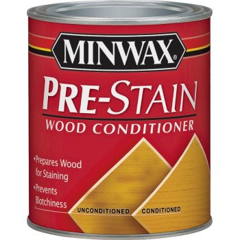 Minwax 134074444 Pre-Stain Wood Conditioner, Clear, Liquid, 0.5 pt, Can