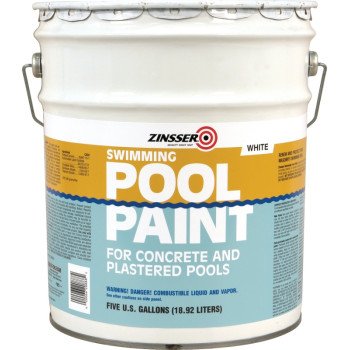 ZINSSER 260540 Pool Paint, Matte, White, 5 gal