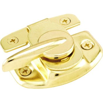 Defender Security U 9924 Window Sash Lock, Steel, Brass