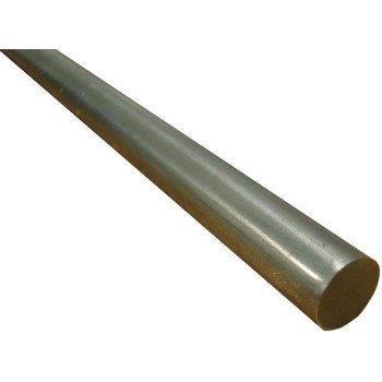 K & S 7142 Decorative Metal Rod, 5/16 in Dia, 36 in L, Stainless Steel