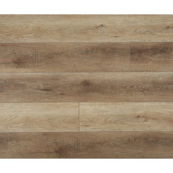 Healthier Choice Flooring CVP102G03 Luxury Plank with Pad, 48 in L, 7 in W, Beveled Edge, Wood Look Pattern, SPC, 60/BX