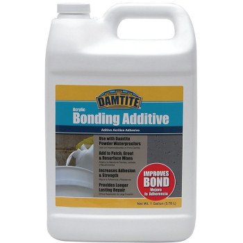 Damtite 05370 Bonding Additive, Liquid, White, 1 gal Bottle