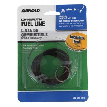 ARNOLD 490-240-0013 Cycle Fuel Line, 3/32 in ID, 2 ft L