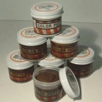 Color Putty 124 Wood Filler, Color Putty, Mild, Redwood, 3.68 oz, Jar