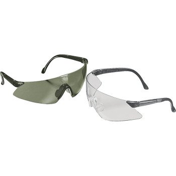 MSA LUXOR Series 697517 Safety Glasses, Scratch-Resistant Lens, Frameless Frame, Black Frame
