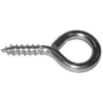 Reliable SEZ1516MR Screw Eye, 1/8 in Dia Wire, 15 mm L Thread, 1-5/16 in OAL, Steel, Zinc