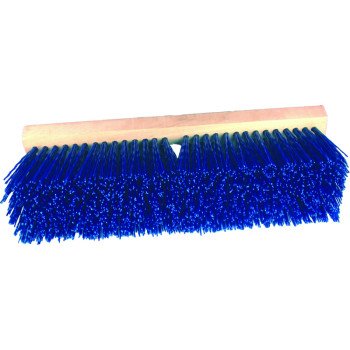 Birdwell 3015-6 Street Broom Head, 4-1/4 in L Trim, Polypropylene Bristle, Blue