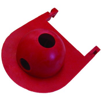 Korky 3010FR Toilet Flapper, Specifications: 3 in Size, Rubber, Red