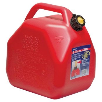 Scepter 07622 Gas Can, 5.3 gal Capacity, Polyethylene, Red