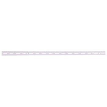 ProSource 25213PHL Shelf Standard, 2 mm Thick Material, 5/8 in W, 48 in H, Steel, White