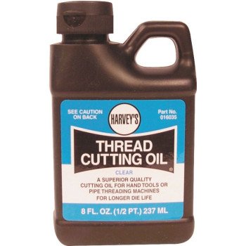 Harvey 16035 Thread Cutting Oil, 1/2 pt Bottle, Clear