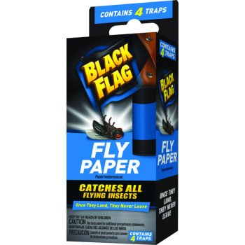 Black Flag HG-11016 Fly Paper, 4 Pack