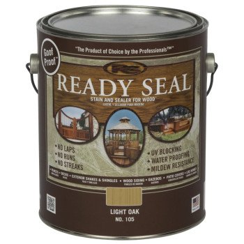 Ready Seal 105 Stain and Sealer, Light Oak, 1 gal, Can