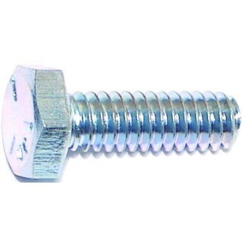 Midwest Fastener 00252 Cap Screw, 1/4-20 in Thread, 3/4 in L, Coarse Thread, Hex Drive, Zinc, Zinc, 100 PK