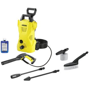 Karcher K2 PC CHK 1.673-610.0 Electric Pressure Washer with Car and Home Kit, 1 -Phase, 120 VAC, 1700 psi Operating