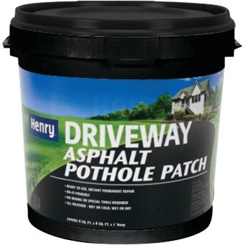 Henry HE304 Series HE304044 Driveway Pothole Patch, Solid, Black, Petroleum Distillates, 1 gal Jug