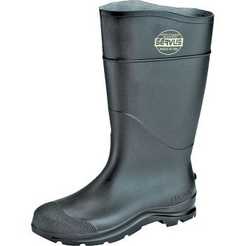 Servus 18822-6 Knee Boots, 6, Black, PVC Upper, Insulated: No