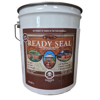 Ready Seal 530C Wood Stain and Sealant, Mahogany, 5 gal