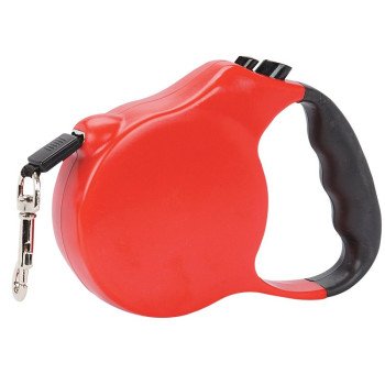 Casual Canine 11611 12 83 Belt Retractable Lead, 12 ft L, Red, Fastening Method: Snap Hook, M Breed