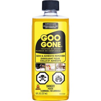 Goo Gone 2088C Stain Remover, 8 oz, Liquid, Citrus, Yellow