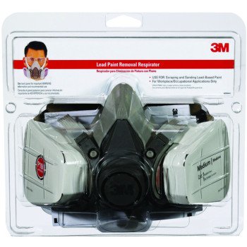 3M 62093HA1-C Valved Paint Removal Respirator, 99.97 % Filter Efficiency, Dual Cartridge