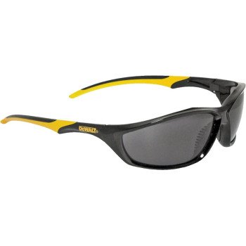 DeWALT DPG96-2C Safety Glasses, Hard-Coated Lens, Polycarbonate Lens, Full Frame, Black/Yellow Frame