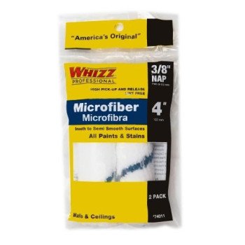Whizz 74011 Roller Refill, 4 in L, Microfiber Cover