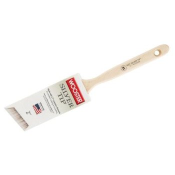 Wooster 5221-1-1/2 Paint Brush, 1-1/2 in W, 2-7/16 in L Bristle, Polyester Bristle, Sash Handle